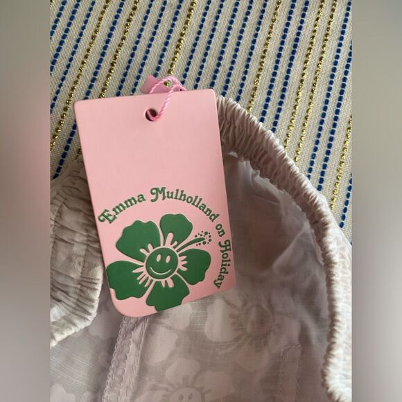 emma mulholland On Holiday Resort Long Pants Happy Hibiscus White/white Size M - Picture 16 of 16